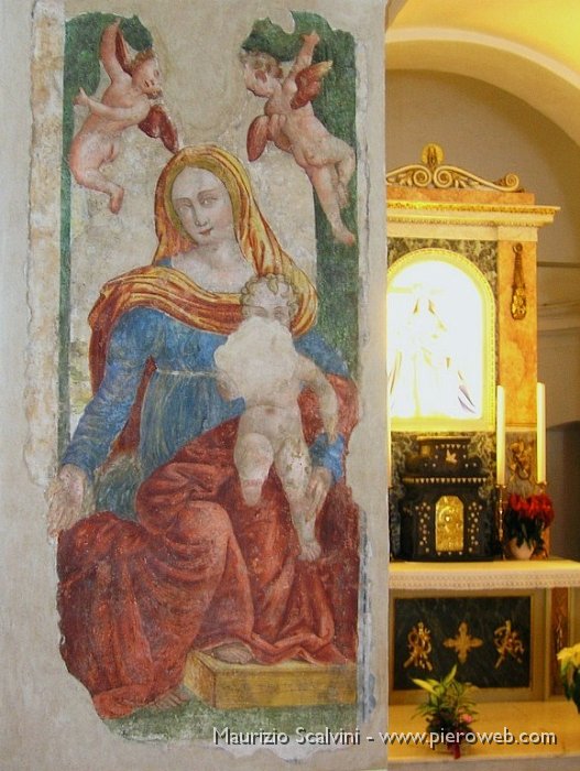 18 Lato sinistro, Madonna col Bambino. XVI secolo.JPG